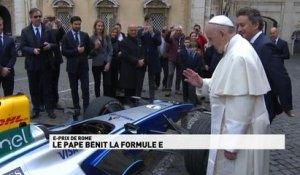 Formule E - E prix Rome - La bénédiction du Pape