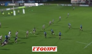 Les essais de Strasbourg-Valence Romans en vidéo - Rugby - Féd 1