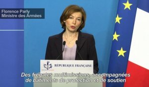 Frappes en Syrie: la France a mobilisé des frégates et avions