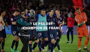 Le PSG champion de France après une victoire écrasante à Monaco