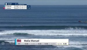 La vague notée 9 de Malia Manuel vs. Keely Andrew - Adrénaline - Surf