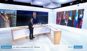 À Strasbourg, Emmanuel Macron se pose en leader de l'Union européenne face aux nationalistes