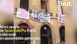 À Sciences Po, une banderole qui s'en prend à Emmanuel Macron fait polémique