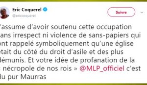 Le député La France insoumise Eric Coquerel va porter plainte après avoir été entarté à Colombes par "Action Française"