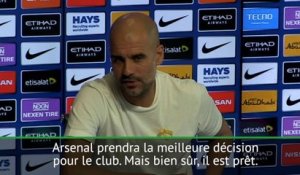 Arsenal - Guardiola: "Vieira est prêt"