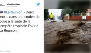 La Réunion. Tempête tropicale Fakir : deux morts dans une coulée de boue.