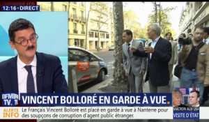 Vincent Bolloré en garde à vue