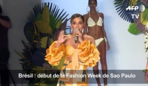 Brésil: début de la fashion week de Sao Paulo