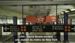 David Bowie envahit une station du métro de New York