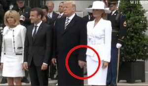 Melania Trump a encore refusé la main de Donald