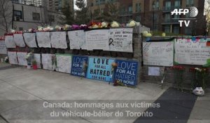 Hommages aux victimes du véhicule-bélier de Toronto