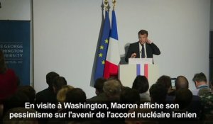 Macron pessimiste sur l'avenir de l'accord nucléaire iranien