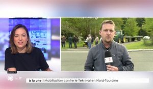 A LA UNE/ Mobilisation contre le Teknival en nord-touraine - 27/04/2018