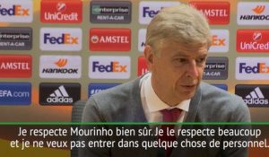 36e j. - Wenger : "Je respecte beaucoup Mourinho"