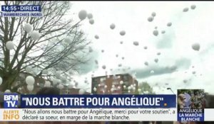 Des dizaines de ballons blancs lâchés à Wambrechies en hommage à Angélique