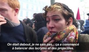 1er Mai: les manifestants dénoncent l'usage de lacrymo à Paris