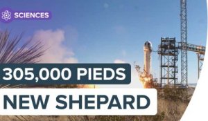 Record de Blue Origin : 351,000 pieds atteints par New Shepard