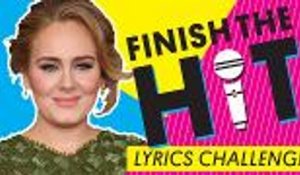 Finish The Hit: Adele Lyrics Challenge | Billboard