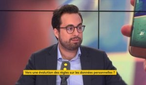 Les grandes plates-formes internationales ne sont "pas au niveau" du nouveau cadre européen en vigueur le 25 mai 2018, explique Mounir Mahjoubi qui demande à "chaque Français d'être attentif vis-à-vis de ses données"