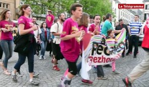 Quimper. Les 21 premiers kilomètres de la Redadeg 2018