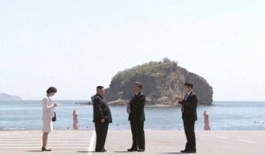 Les images de la visite surprise de Kim Jong Un en Chine