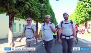 SNCF : la marche des cheminots