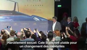 Harcèlement: Blanchett plaide pour un changement des mentalités