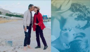 Anna Karina refait le baiser de l’affiche du festival de Cannes avec Michel Denisot - Cannes 2018