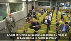 Nucléaire iranien: ONU et UE réagissent après le retrait des USA