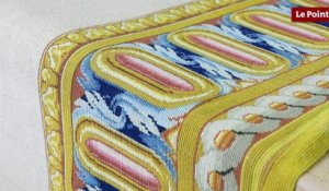 Les artisans du Mobilier national : la restauratrice de tapis
