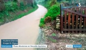Intempéries : pluies diluviennes en Nouvelle-Aquitaine