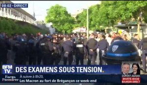 Tensions à Arcueil: des bloqueurs empêchent des étudiants d’aller passer leurs partiels