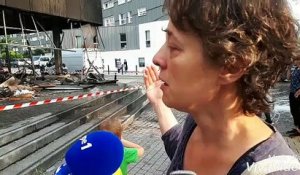 Une maman, bouleversée, après l'incendie volontaire de la bibliothèque de Malakoff, à Nantes