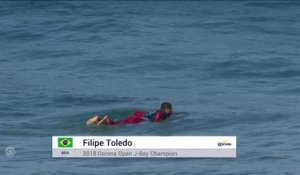 Adrénaline - Surf : Les meilleurs moments de la finale du Corona Open J-Bay, entre Filipe Toledo et Wade Carmichael