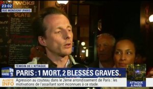 Attaque au couteau à Paris: "Il y a eu une panique, toute le monde s'est mis au sol", raconte un témoin