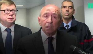 Attaque au couteau à Paris, "Les quatre blessés sont hors de danger", explique Gérard Collomb