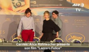 Cannes: Alice Rohrwacher présente son film "Lazzaro Felice"