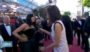 Nadine Labaki réalisatrice du film "Capharnaüm" très émue sur les marches- Cannes 2018