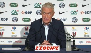 Deschamps «J'assume mes choix» - Foot - CM - Bleus