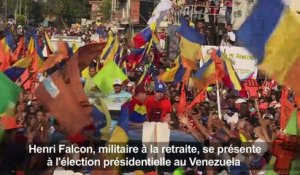 Fin de campagne pour Henri Falcon, rival de Maduro au Venezuela