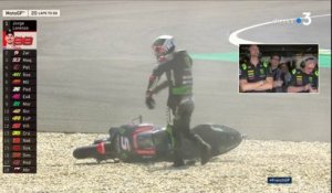Moto : Chute de Johann Zarco au Grand Prix de France