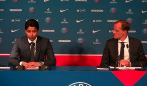 PSG : Le président al-Khelaifi présente Thomas Tuchel