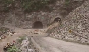 Images impressionnantes de la rupture d'un barrage hydro-électrique en Colombie