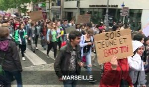 Mobilisation des fonctionnaires dans toute la France