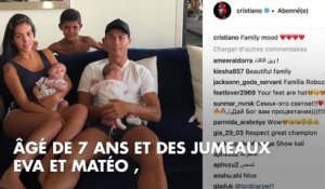 PHOTO. Cristiano Ronaldo : ses jumeaux Eva et Mateo ont bien grandi !