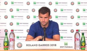 Roland-Garros 2018 - Grigor Dimitrov : "C'est à moi de relever le défi"