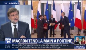 "Poutine veut la fin des sanctions", selon Ulysse Gosset