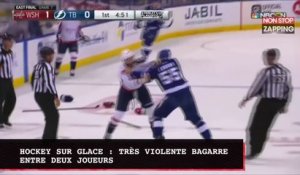 Hockey sur glace : très grosse bagarre entre deux joueurs (vidéo)