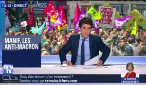 Manif, les anti-Macron