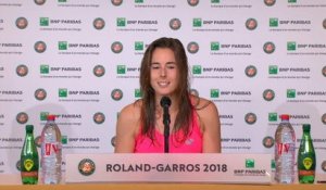 Roland-Garros - Cornet : "J'ai surmonté mes doutes"